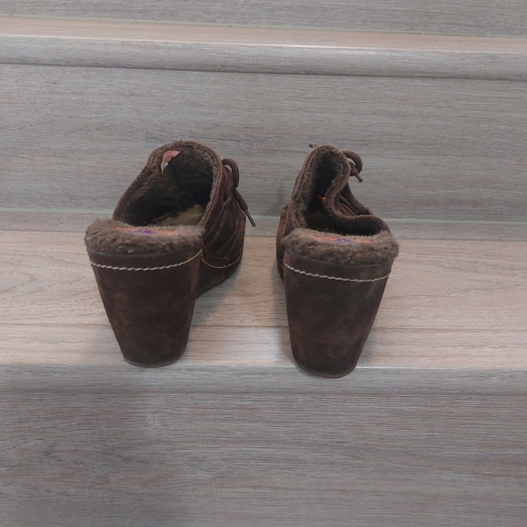 ROCKET DOG Woman Suede Clogs/wedges Size 7.5M - Picture 4 of 10